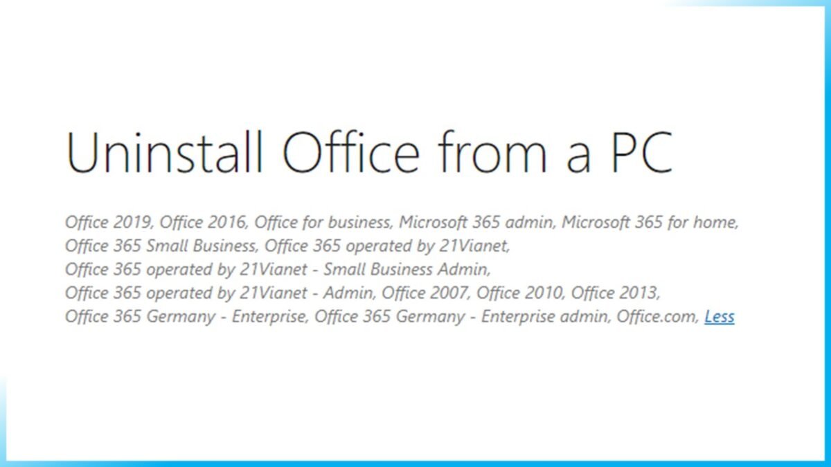 How do you completely uninstall Microsoft Office? Apple Computers